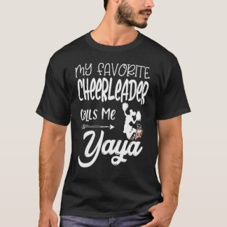 Camiseta Meu Cheerleader Favorito Me Chama Yaya Cheerhead