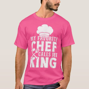 Camiseta Meu chefe favorito me chama de Cozinhar engraçado