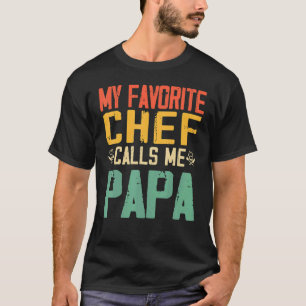 Camiseta Meu chefe favorito me chama de papai Vintage pai