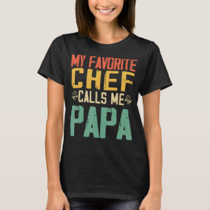 Camiseta Meu chefe favorito me chama de papai Vintage pai