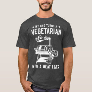Camiseta Meu CHURRASCO Transforma Um Vegetariano Em Uma Car