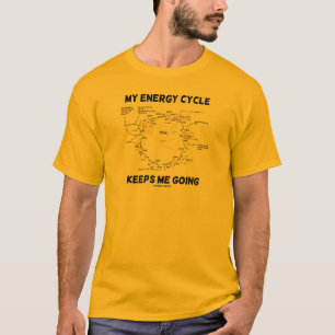 Camiseta Meu ciclo da energia mantem-me ir (o ciclo de