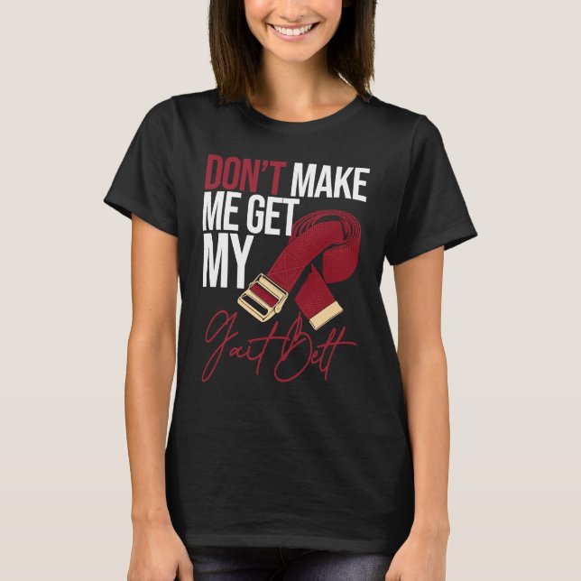 Camiseta Meu Cinturão de Gato Terapista Fisioterapeuta (Frente)