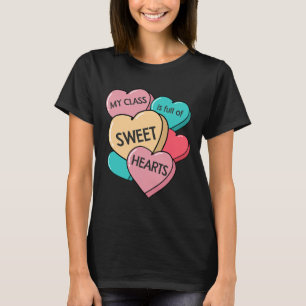 Camiseta Meu Cl Está Cheio De Doces Amor Professora Va