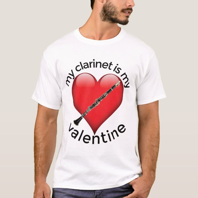 Camiseta Meu Clarinet é meu Namorados (Frente)
