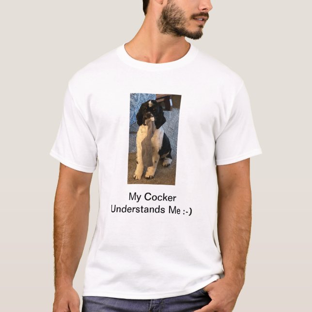 Camiseta - Meu Cocker Me Entende (Frente)