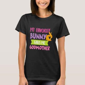 Camiseta Meu Coelhinho Favorito Chama Minha Madrinha Coelho