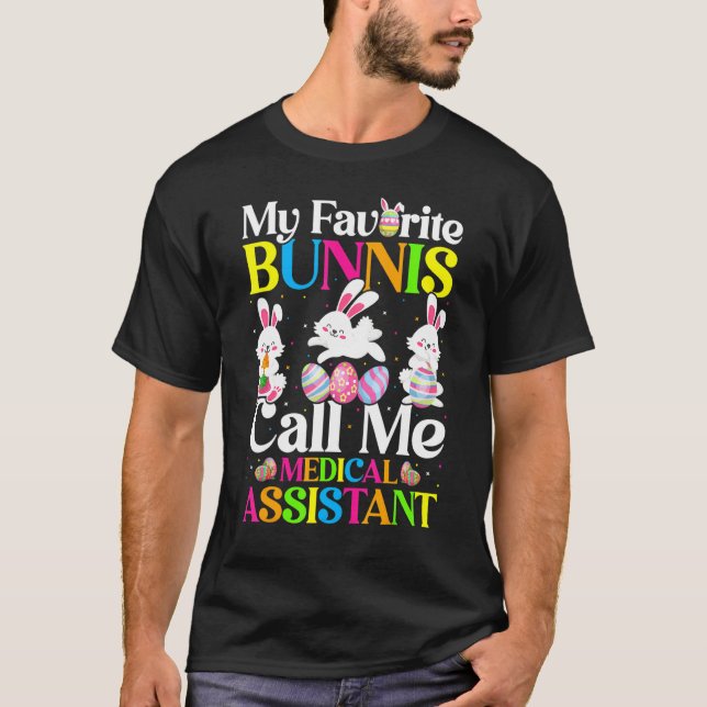 Camiseta Meu Coelhinho Favorito Me Chame De Páscoa Do Assis (Frente)