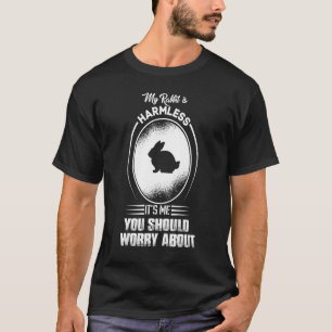 Camiseta Meu Coelho É Inocente. Sou eu que você deveria se