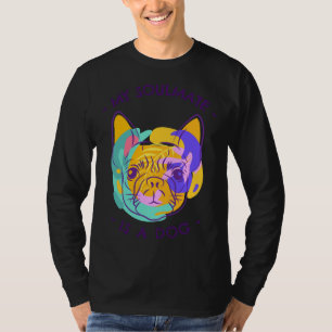 Camiseta Meu Colmeia É Um Cachorro Colorido, Pug Clássico.