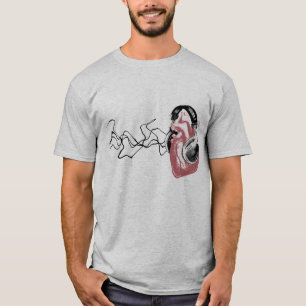 Camiseta Meu coração ama a música
