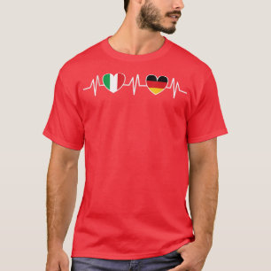 Camiseta Meu Coração Bate Em Italiano E Alemão 10782461