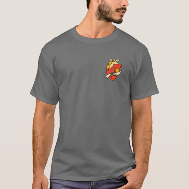 Camiseta Meu Coração Bate Para Spritz - Eu Amo Aperol - Fav (Frente)