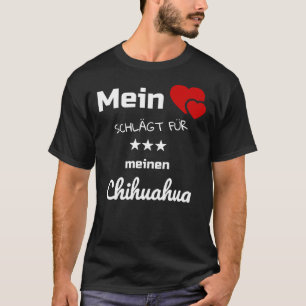 Camiseta Meu Coração Bate Pelo Meu Chihuahua