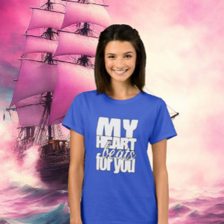 Camiseta Meu Coração Bate Por Você