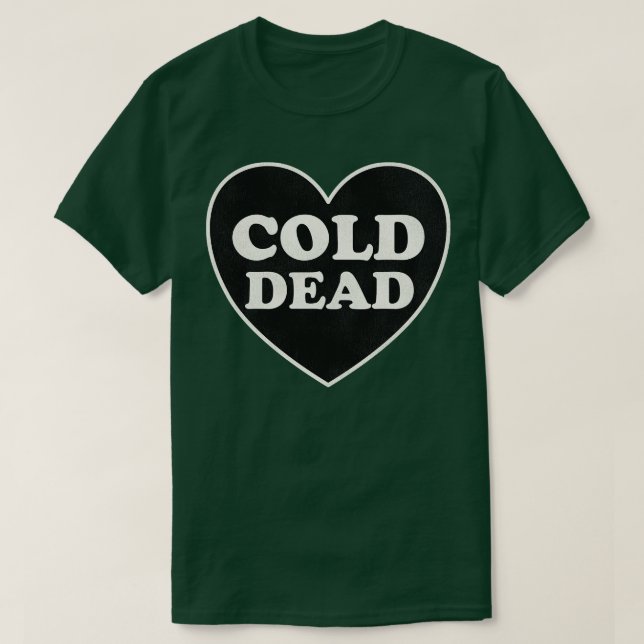 Camiseta Meu Coração do Morto Frio (Frente do Design)
