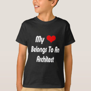 Camiseta Meu Coração É De Um Arquiteto