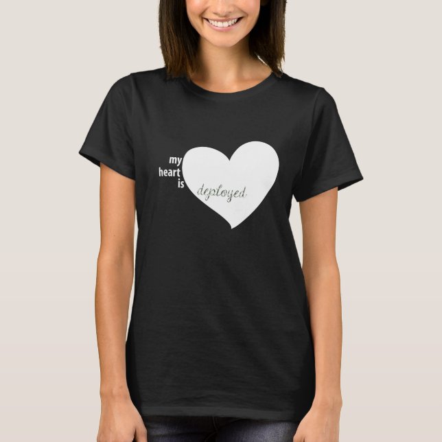Camiseta Meu coração é distribuído (Frente)