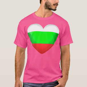 Camiseta Meu Coração É Na Bulgária Amor Bulgária