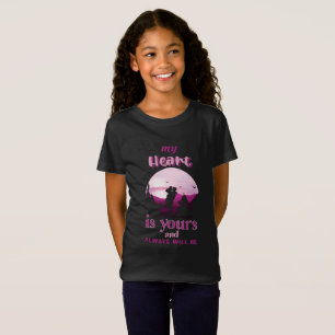 Camiseta Meu coração é seu e sempre será