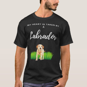 Camiseta Meu Coração É Tirado Por Um Cachorro Labrador