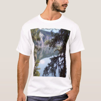 Camiseta Meu coração está aqui