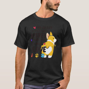 Camiseta Meu Coração Está Cheio De Beijos E Amor Corgi Cach