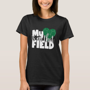 Camiseta Meu Coração está naquele Campo Mãe de Futebol