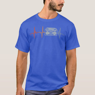Camiseta Meu Coração Late Para Amigos de Música Hip Hop