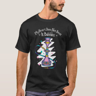 Camiseta Meu Coração Não Bate Nisso Bolhas Shisha Hookah Sm