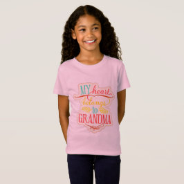 Camiseta Meu Coração Pertence À Avó