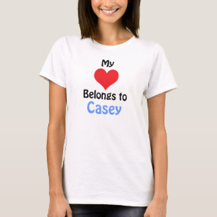 Camiseta Meu Coração Pertence a Casey