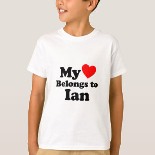 Camiseta Meu Coração Pertence a Ian