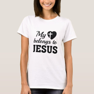 Camiseta Meu Coração Pertence A Jesus