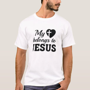 Camiseta Meu Coração Pertence A Jesus
