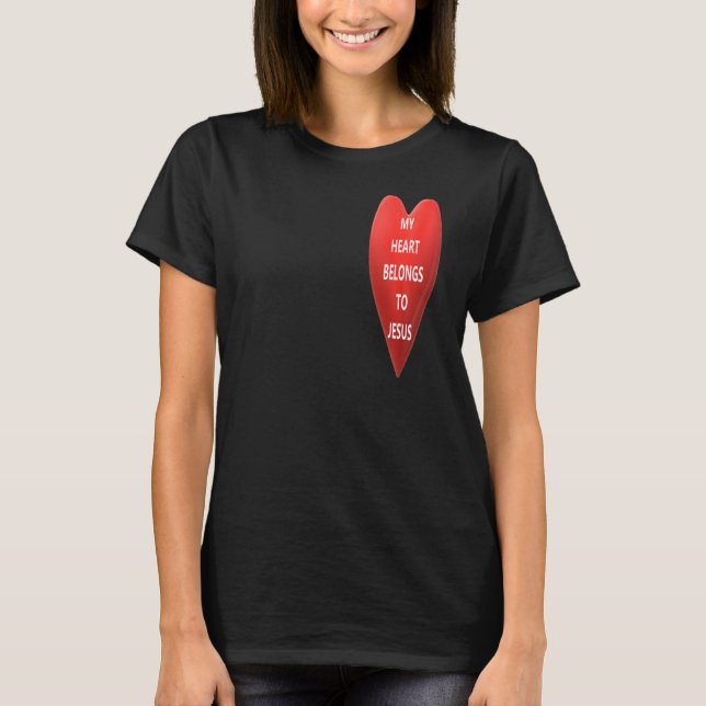 Camiseta Meu Coração Pertence A Jesus (Frente)
