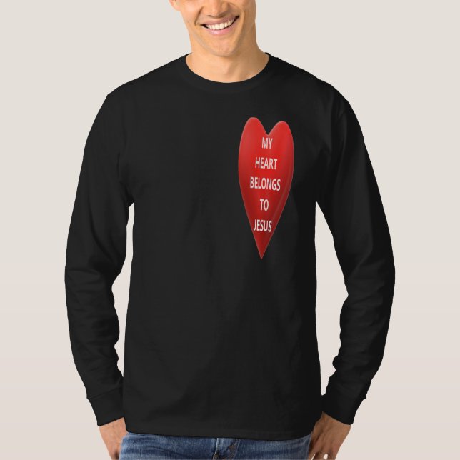 Camiseta Meu Coração Pertence A Jesus (Frente)
