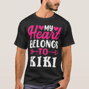 Camiseta Meu Coração Pertence a Kiki no Dia dos Namorados