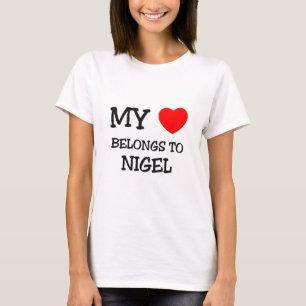 Camiseta Meu coração pertence a Nigel