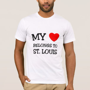 Camiseta Meu coração pertence a ST LOUIS
