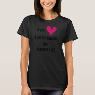 Camiseta Meu Coração Pertence à Tia