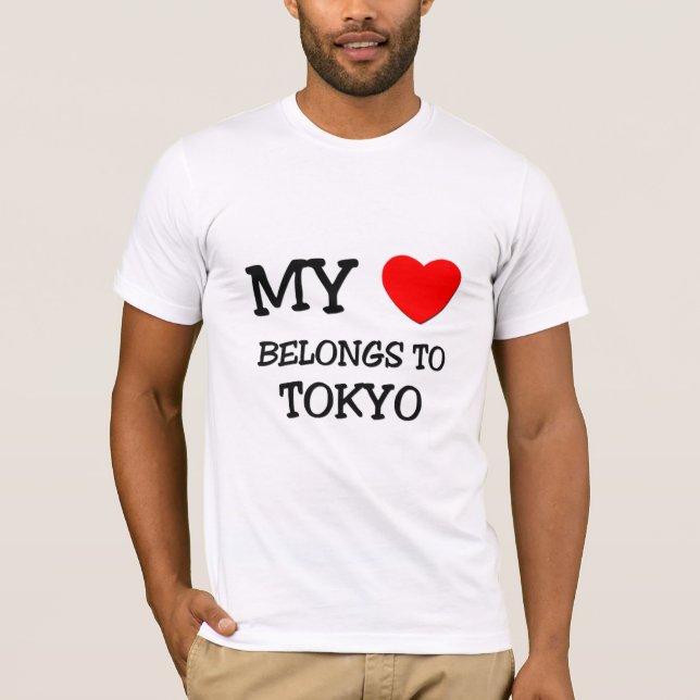 Camiseta Meu coração pertence a TOKYO (Frente)