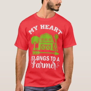 Camiseta Meu Coração Pertence A Um Agricultor