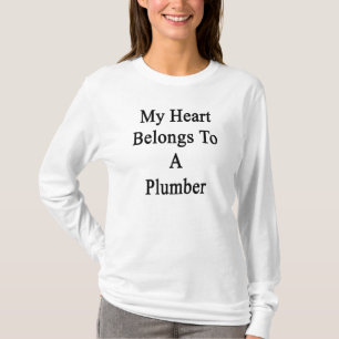 Camiseta Meu coração pertence a um canalizador