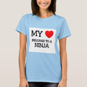 Camiseta Meu coração pertence a um NINJA