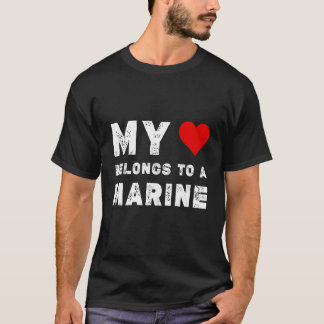 Camiseta Meu coração pertence a um pai de biólogos marinhos