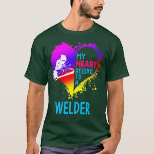 Camiseta Meu Coração Pertence A Um Soldador
