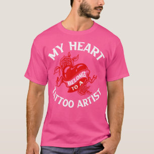 Camiseta Meu Coração Pertence A Um Tatuador
