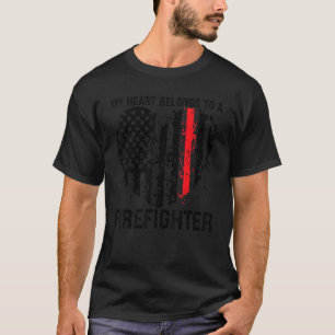 Camiseta Meu Coração Pertence A Uma Lareira De Fogo