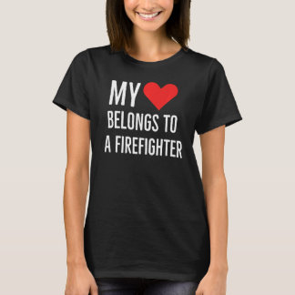 Camiseta Meu Coração Pertence A Uma Quota De Aniversário De
